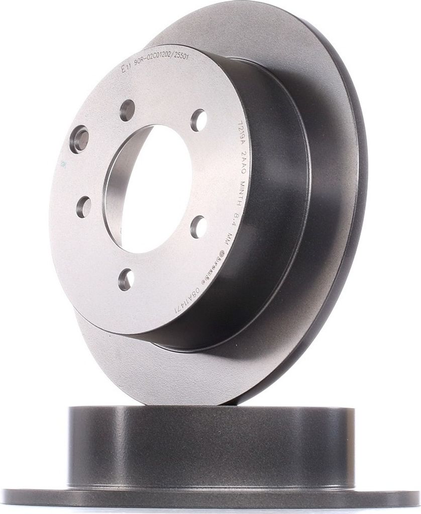 2x BREMBO Bremsscheibe 08.A114.71 für MITSUBISHI Lancer Produktbild 
