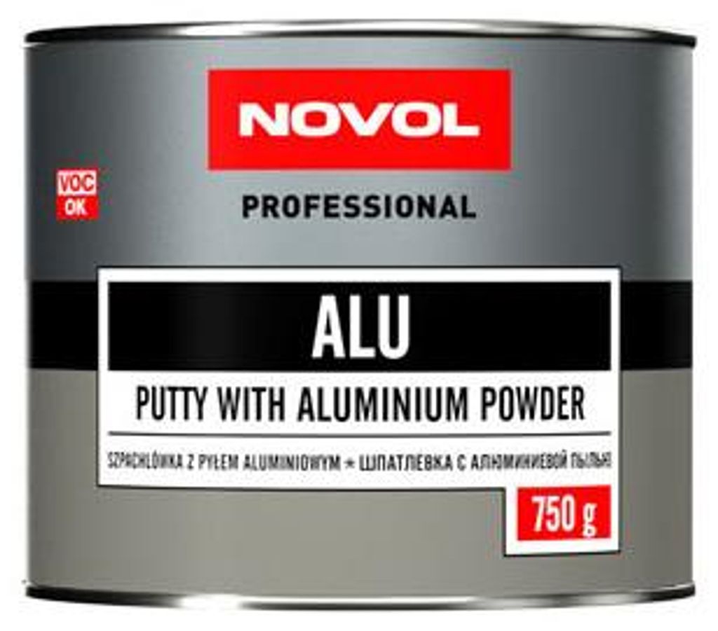 Novol ALU – Aluminium-Spachtel / Füllspachtel 750 g mit Härter