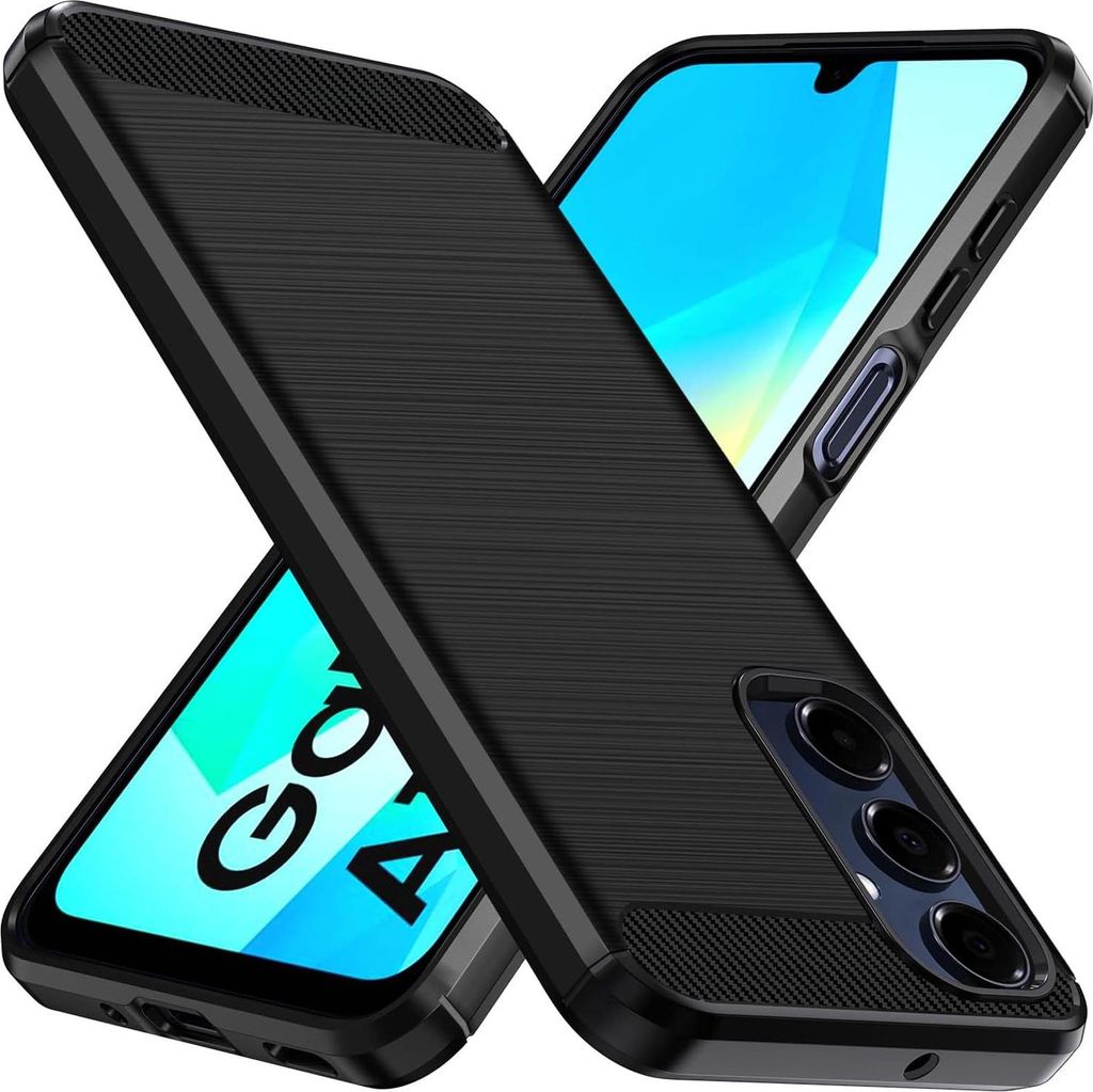 Hülle Carbon für Samsung Galaxy A16 5G Schutzhülle Handy Case TPU Cover Handyhülle