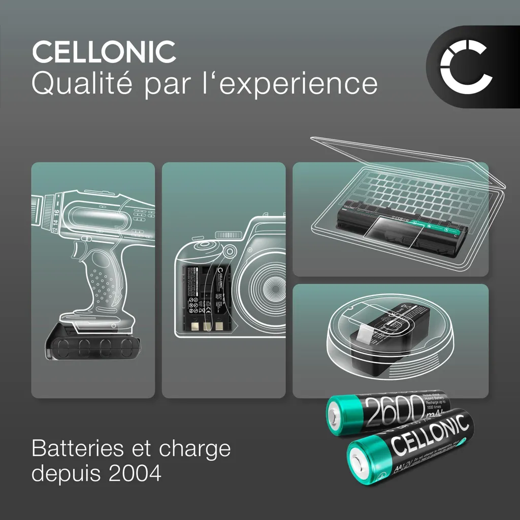 Batterie Philips Series 9000 XC5041 solution Panne Autonomie Faible - 7