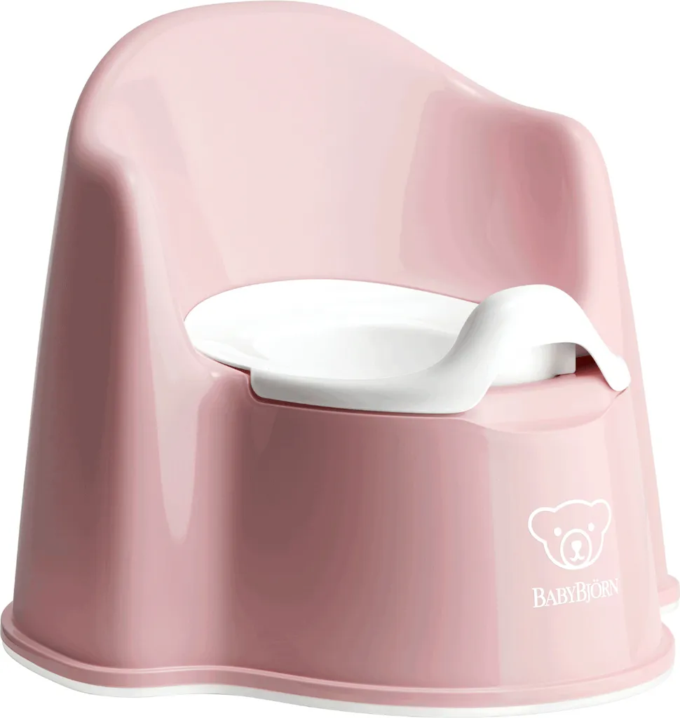 Pot Bébé Ergonomique Rose BabyBjorn : Fini les Fuites et l'Inconfort