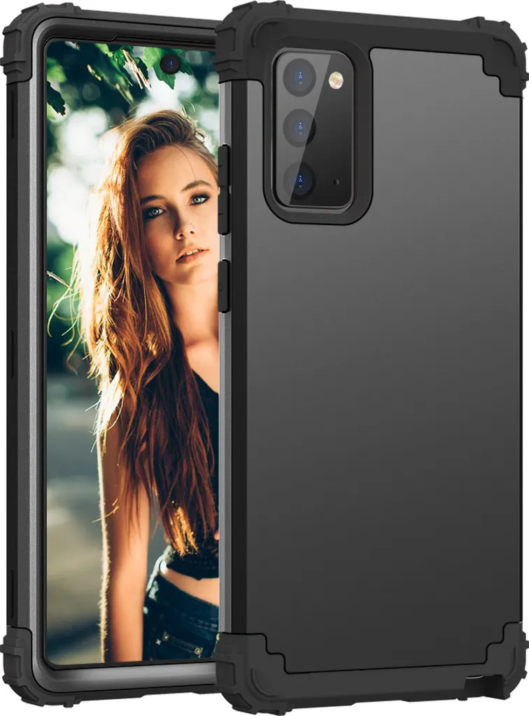 Custodia Samsung Note 20 Antiurto 3-in-1 PC+TPU Nera | Protezione Totale