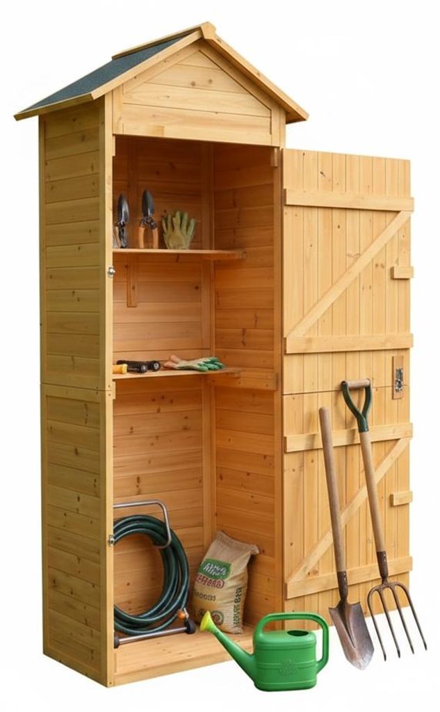 Mucola Gerätehaus Geräteschuppen Gartenschrank Produktbild 