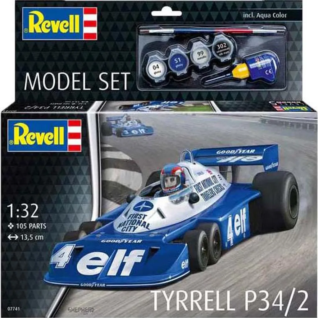 Revell Model Set Tyrrell P34/2 6-Wheeler 1:32 - Maquette Plastique (07693)