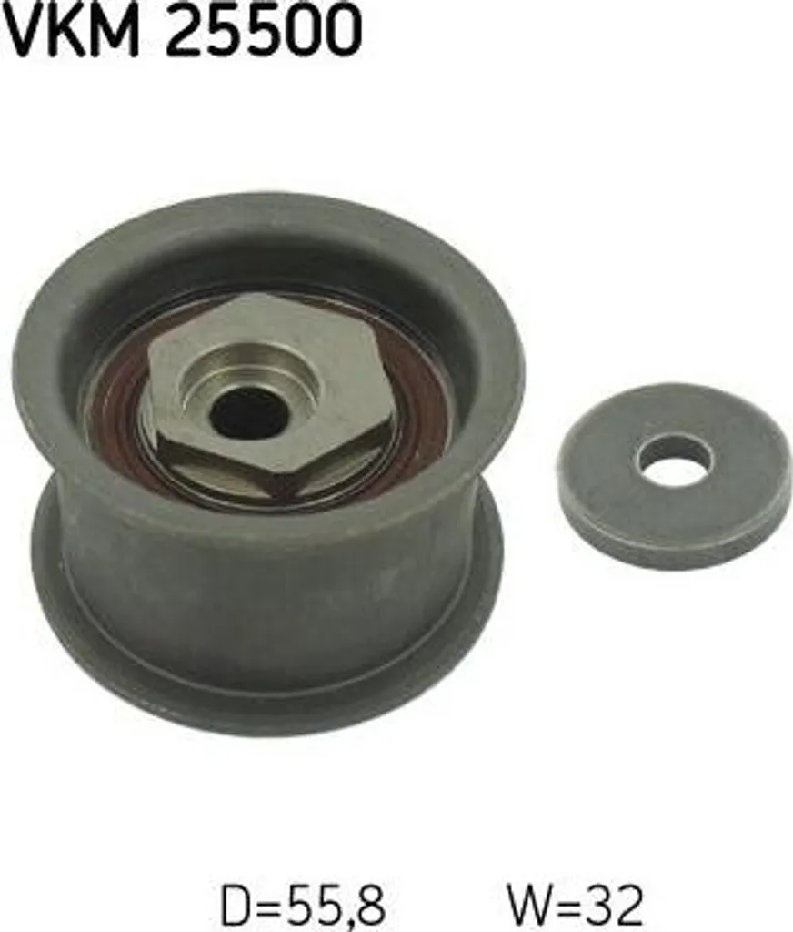 Rouleau de Renvoi SKF VKM 25500 Haute Résistance pour Courroie OE 5636418