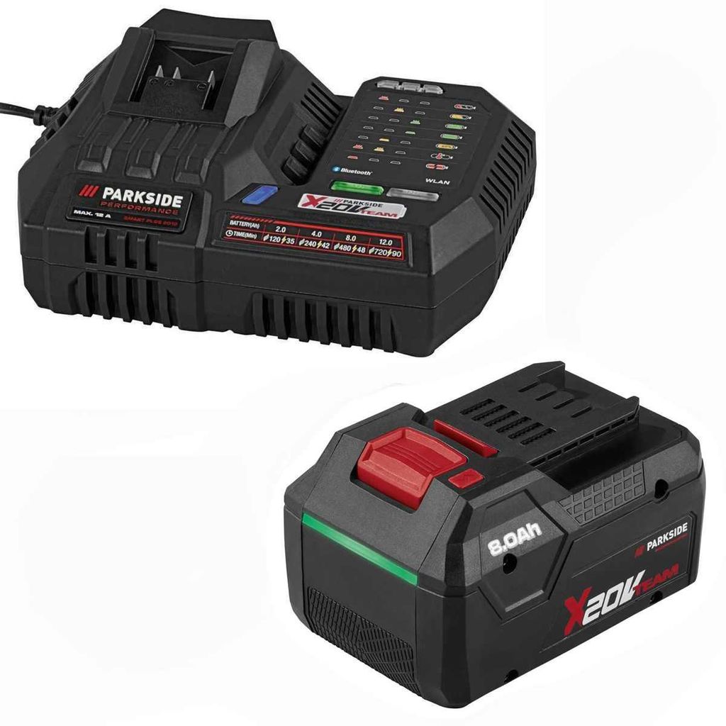 PARKSIDE PERFORMANCE 20V Smart-Akku PAPP 208 8.0 Ah + Produktbild 