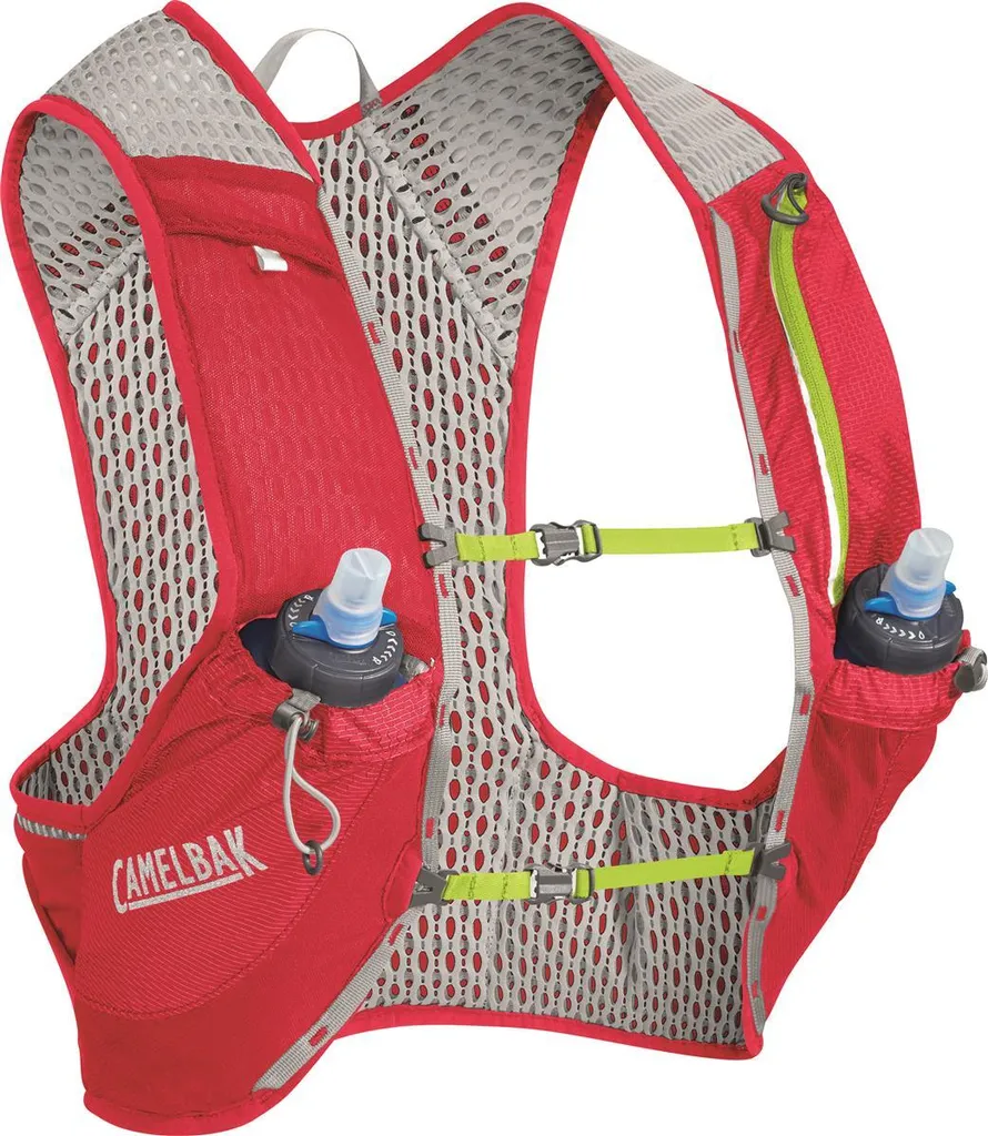 Gilet CamelBak Nano ultra léger respirant Rouge et Citron Vert Taille M