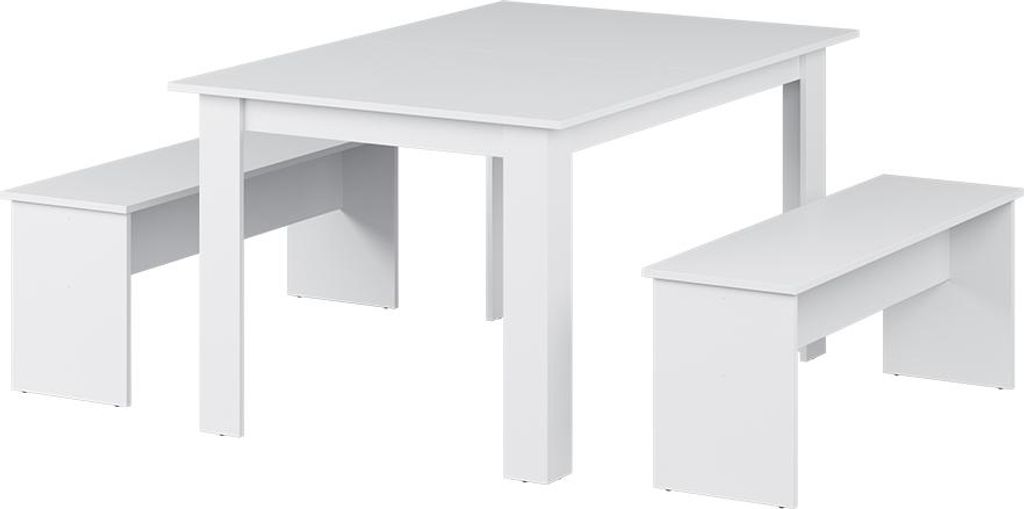 Ensemble de table à manger Vicco Sentio Blanc 137.6x92.8cm Image du produit 