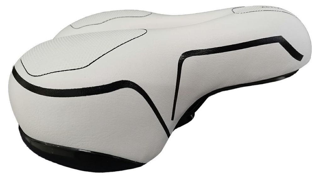 APT RW5H Sella da bicicletta in gel riflettente bianco Immagine del prodotto 
