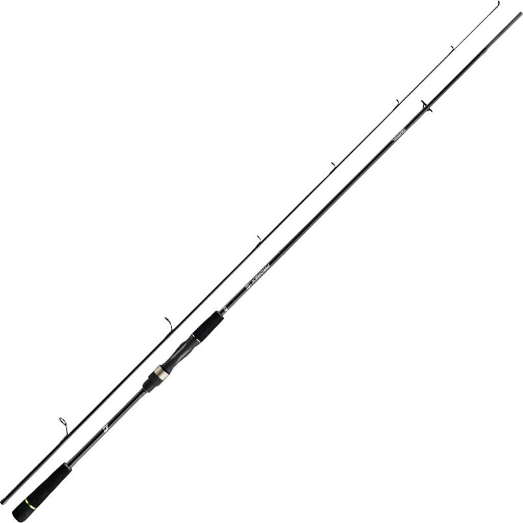 A fishing rod is shown against a white background.