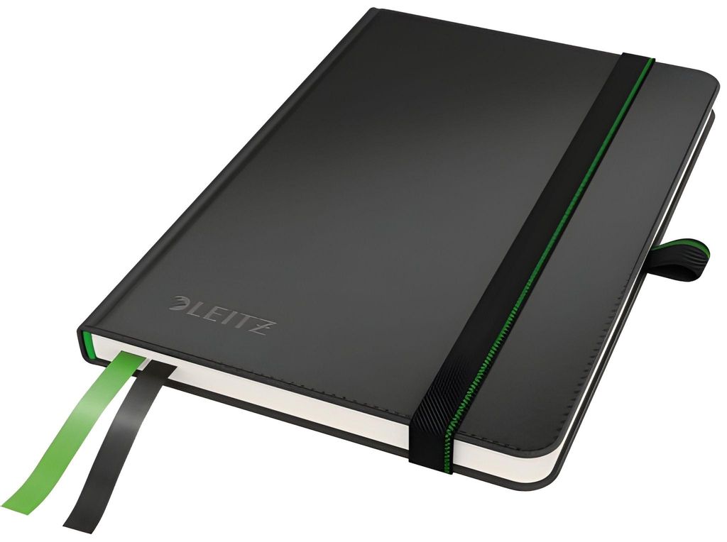 Leitz Notizbuch Complete A6 kariert schwarz