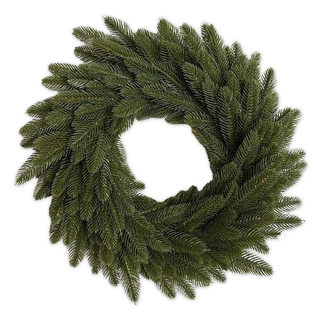 Couronne de Noël artificielle 40cm verdure synthétique pour la fête