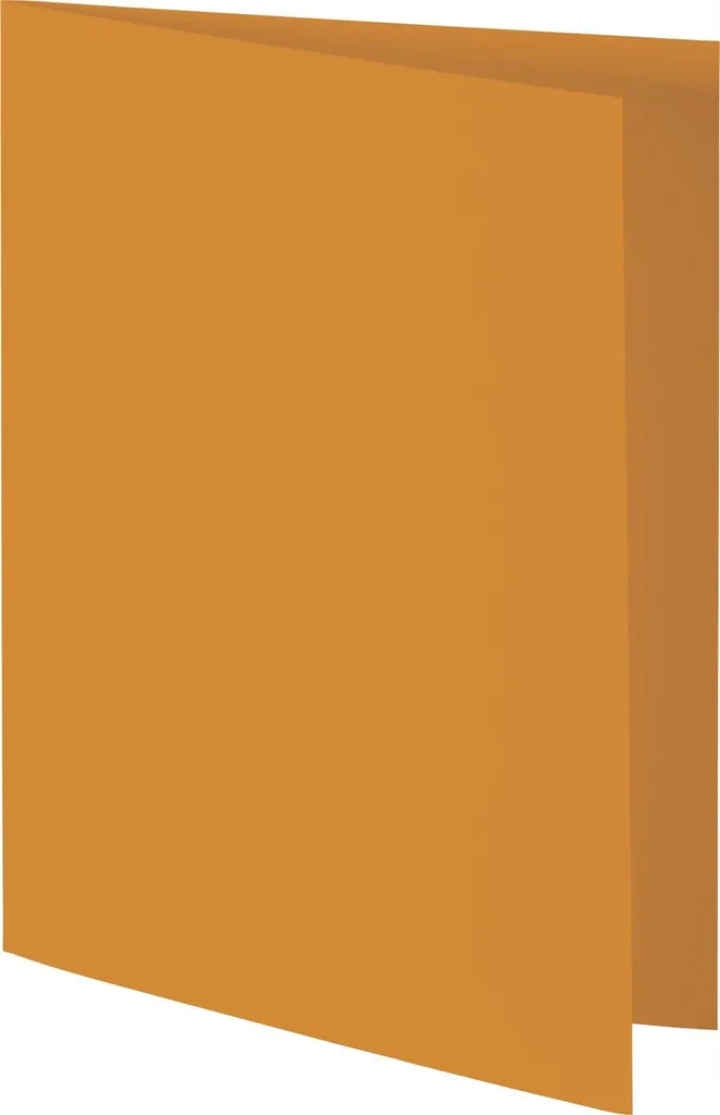 Carte double orange A5 Heyda 211426021 rigide pour envoi postal sûr