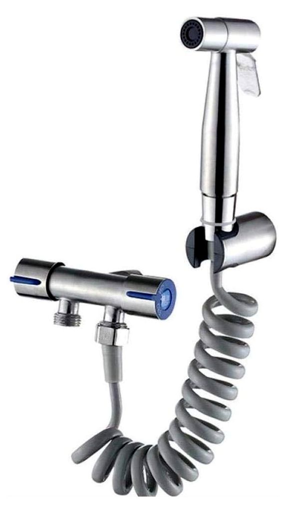 Hand-WC-Spray-Duschset aus Edelstahl, kompatibel mit Stoffwindeln for Babys – WC-Begleitset aus SUS304-Edelstahl zur Wandmontage