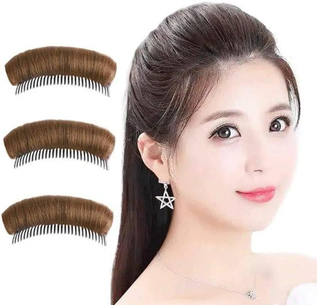 Barrette brun clair Bump It Volume Basis contre les cheveux plats et fins