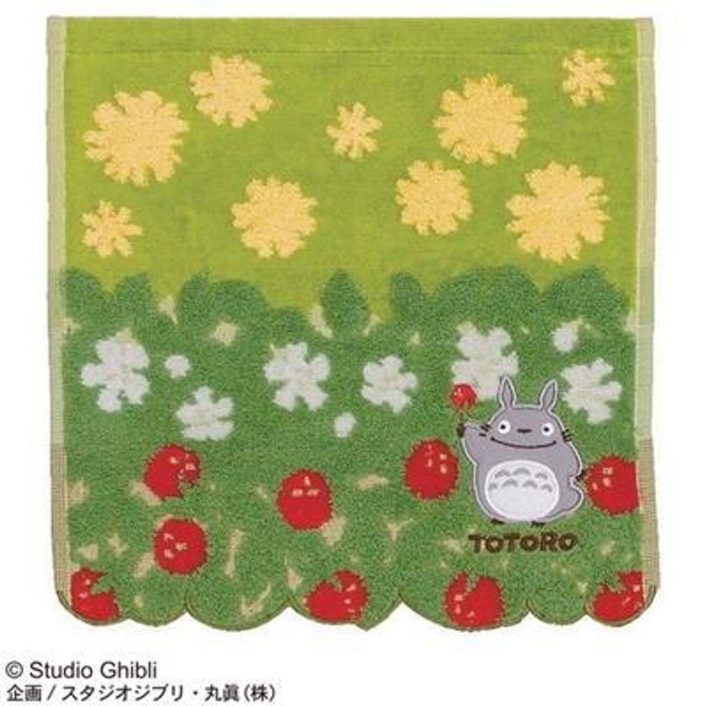 Malý ručník Totoro Květiny & Jahody 25x25 cm - Moje Obrázek produktu 