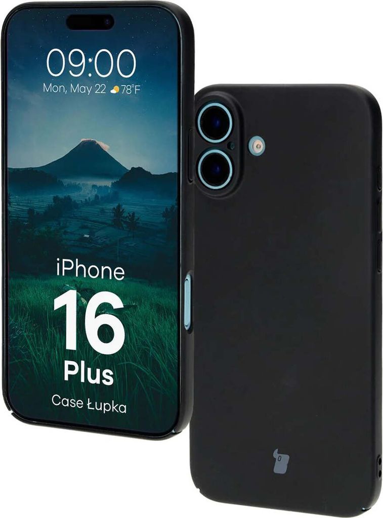 Bizon Case Lupka Apple iPhone 16 Plus schwarz
