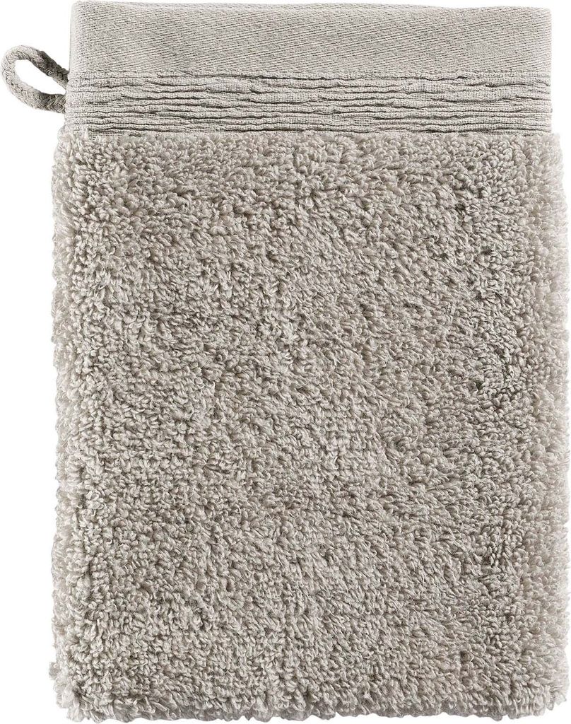 Waschhandschuh - Steingrau - 16 x 21 cm - Baumwolle