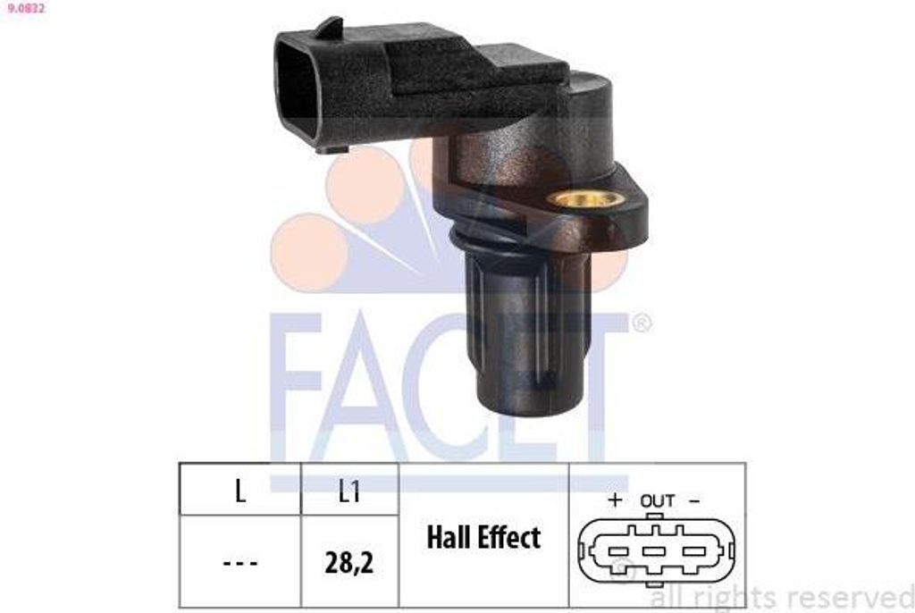 FACET Nockenwelleposition Sensor für SSANGYONG Tivoli SUV Nockenwellen 9.0832