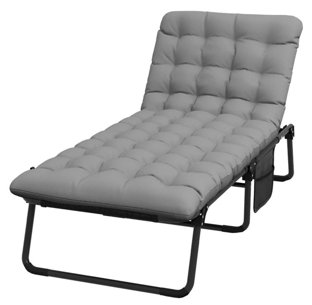Opvouwbaar campingbed met verstelbare hoofdkussen, met twee Productafbeelding 