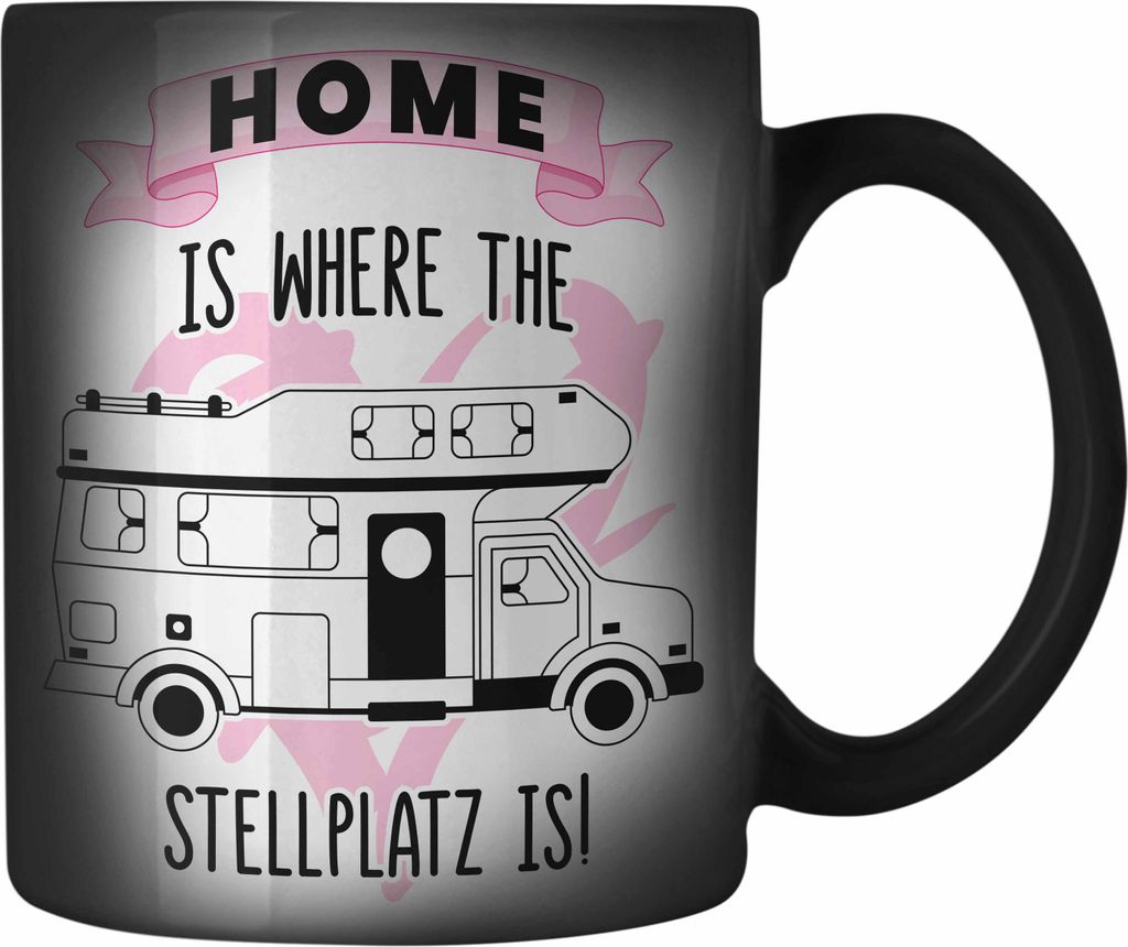 Trendation - Wohnwagen Camper Farbwechsel Zauber-Tasse Geschenke Wohnmobil für Männer Campingwagen Geschenkidee Zubehör Camping Opa Oma Rentner ...