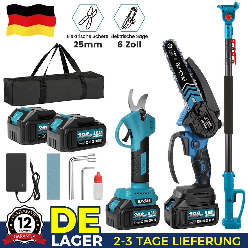 4 in 1 bürstenloser Akku Hochentaster kompatibel mit Makita Produktbild 