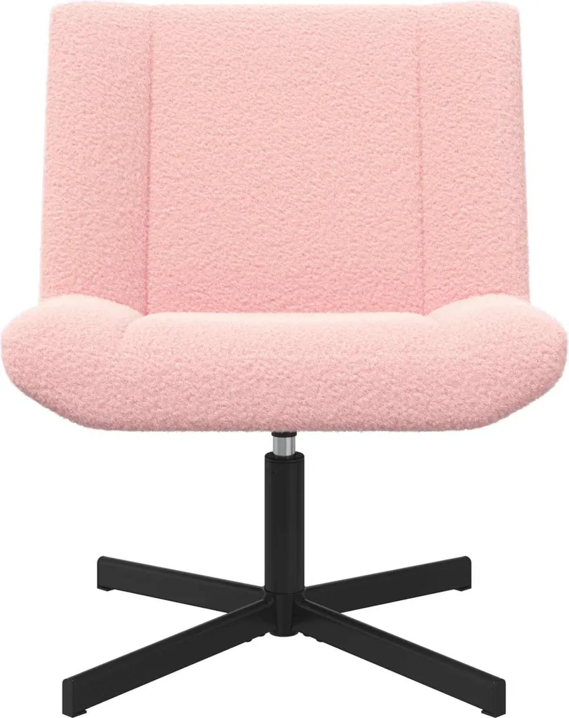 Offerta Sedia Girevole Rosa vidaXL Pelle di Pecora - Arredo Design