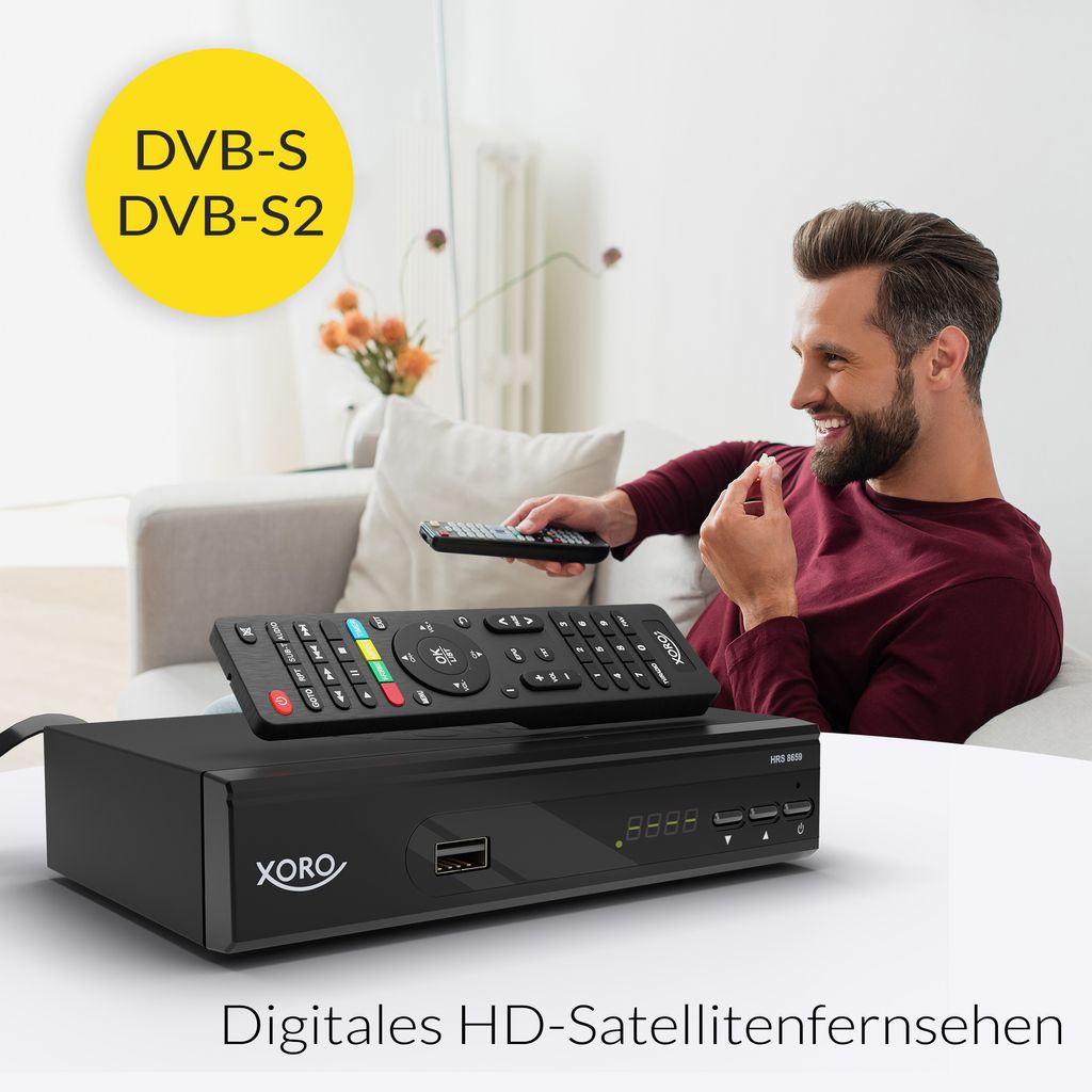 Xoro HRS 8659 digitaler Satelliten-Receiver mit LAN Produktbild 11