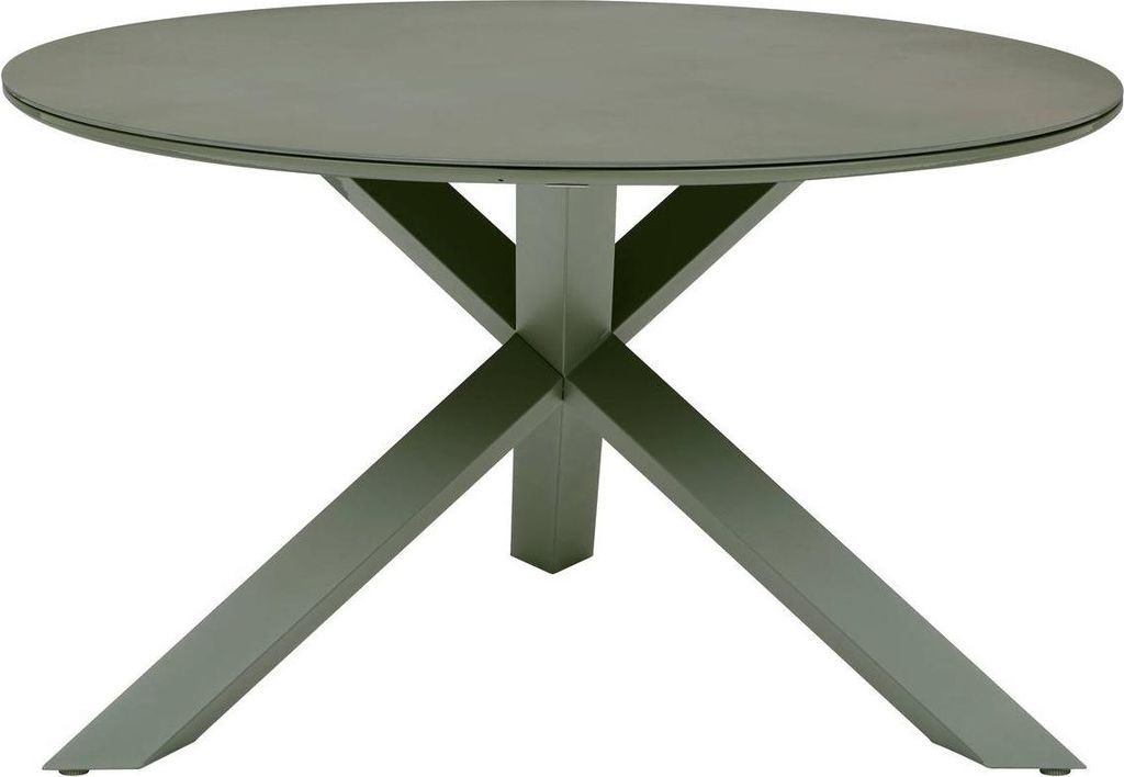 Gartentisch 6-sitzer oryon d130cm lorbeergrün - Hespéride