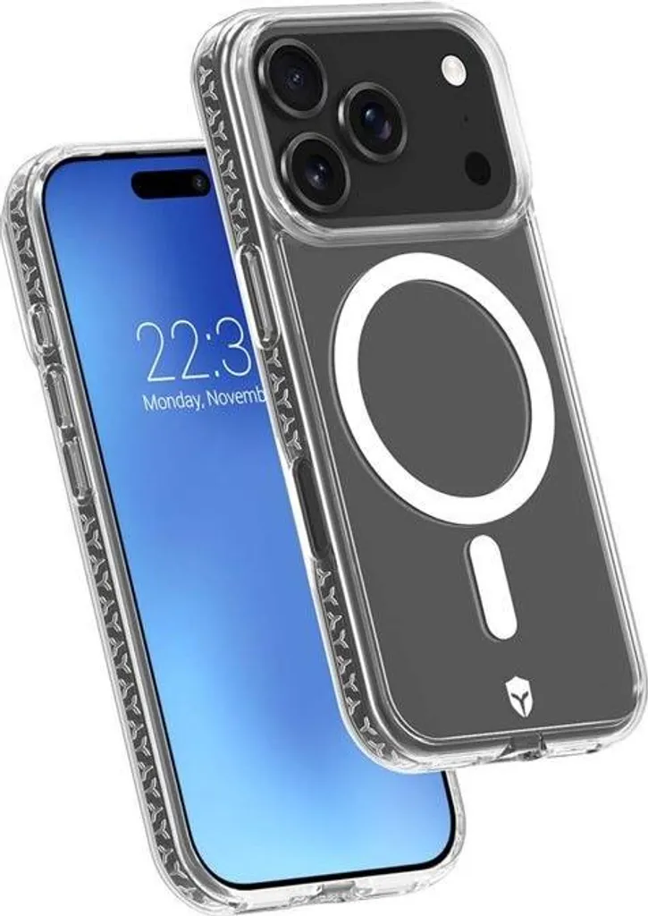 Custodia per iPhone 17 Pro Max, FC Air MagSafe, trasparente, protezione elegante, compatibile con MagSafe