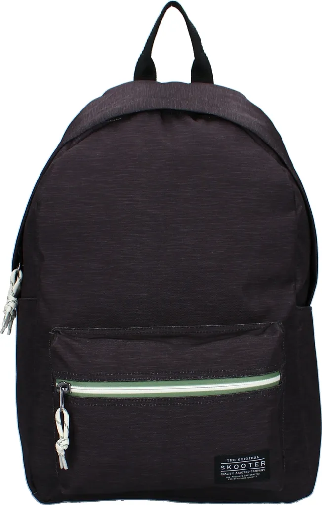 Sac à dos urbain minimaliste Skooter Noir pour adulte et adolescent