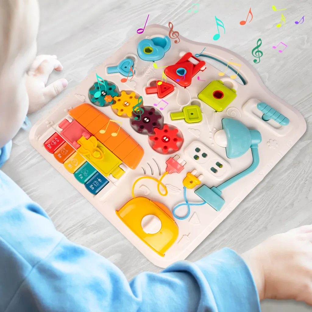 Table de Jeu pour Bébé 12 Mois et Centre d'Activités Sensoriel Éducatif - 4
