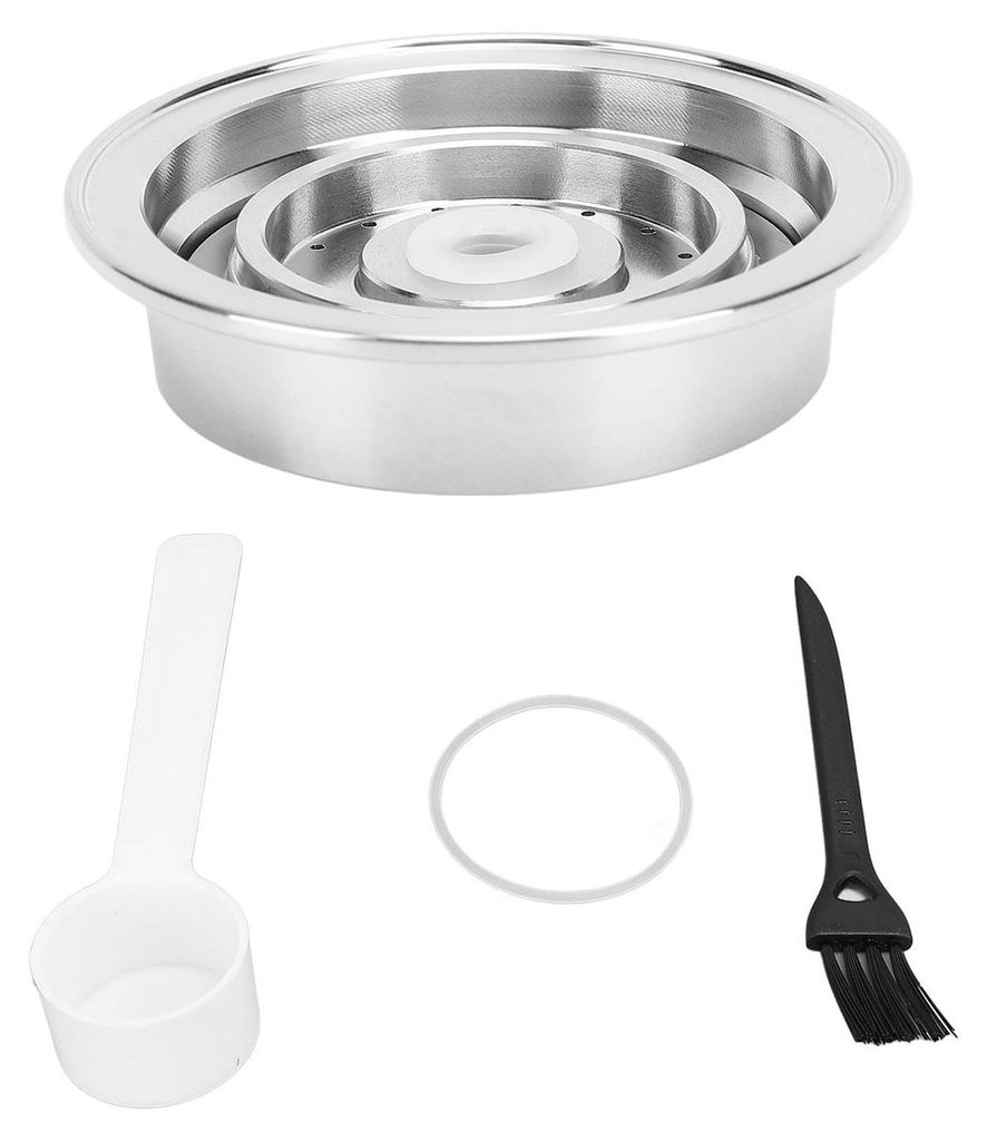 Kaffeepad-Adapter aus Edelstahl, wiederverwendbar, praktischer Gebrauch, großer zu kleiner Konverterhalter für Vertuo-Maschine