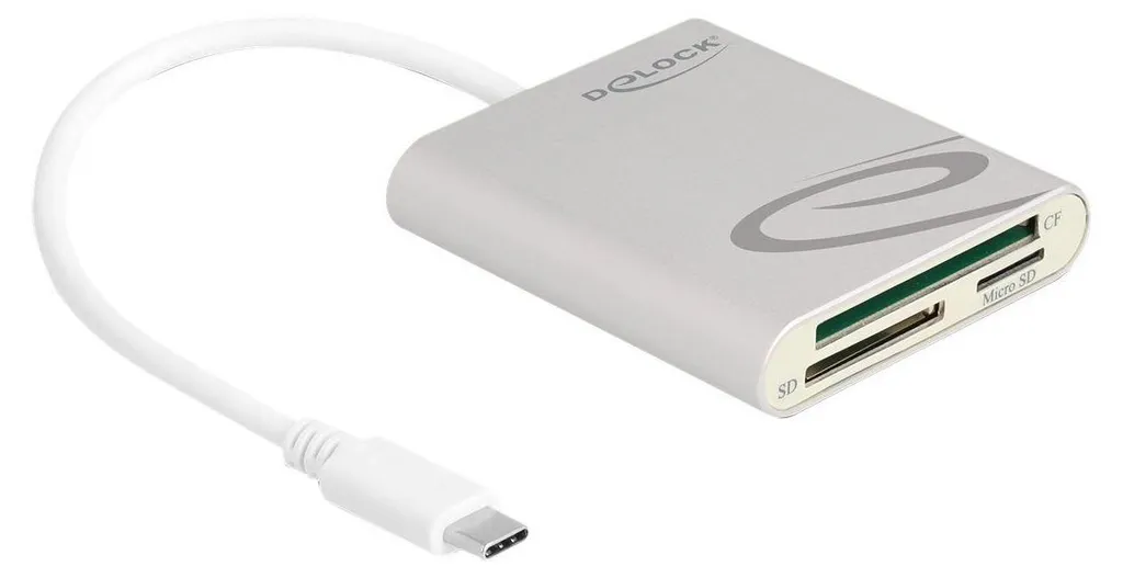 Accédez à vos Cartes Compact Flash sur Port USB-C avec l'Adaptateur DELOCK