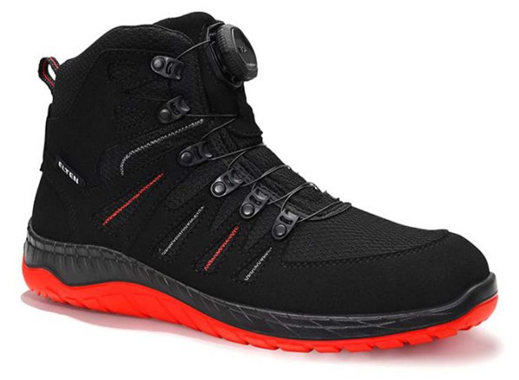 Elten MADDOX BOA® black-red Mid ESD S3 Produktbild 