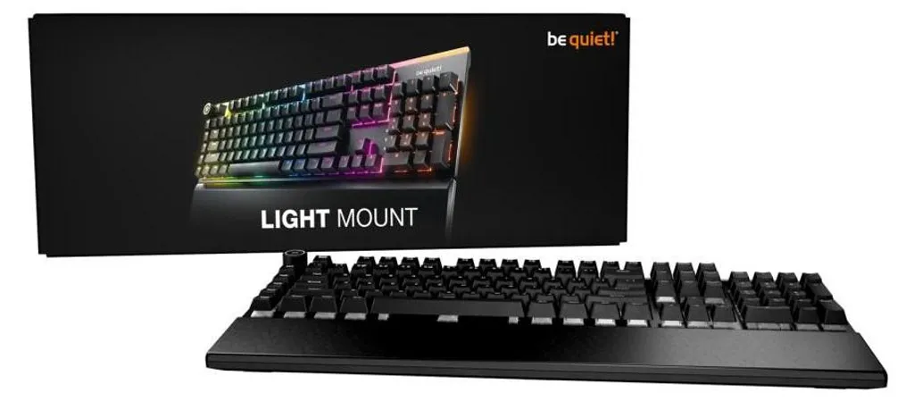 Clavier Be Quiet Light Mount Switch Linéaire Silent ANSI US QWERTY