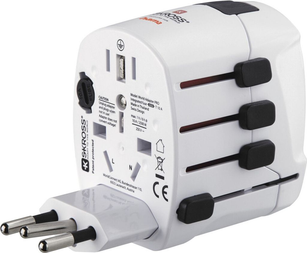 Weltreiseadapter "World Travel Pro", 3-polig (00223471) Produktbild 9