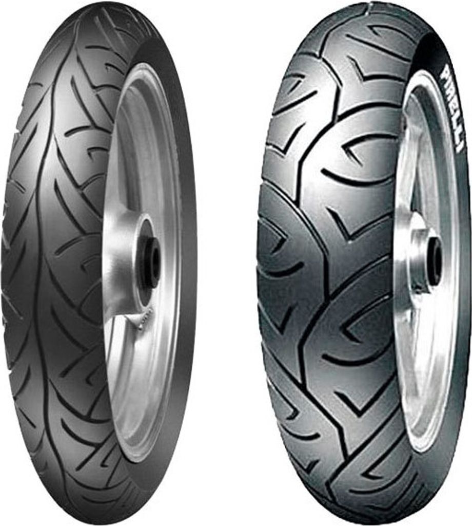 Paar Motorradreifen Pirelli 120/70-17 58H + 130/70-17 62H Sport Demon