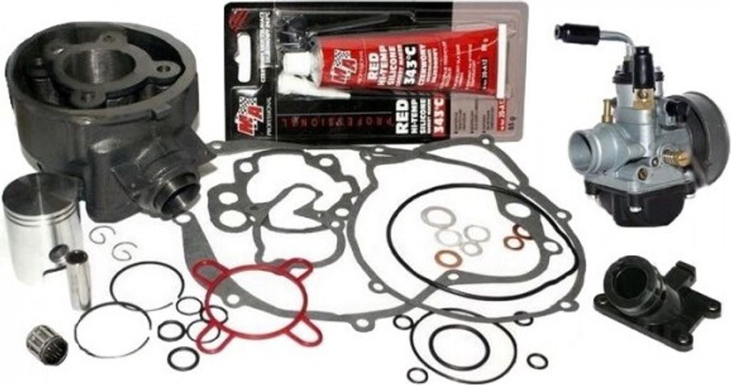 50ccm Zylinder KIT VERGASER 21 mm Set KOMPLETT für Hercules Supermoto ZX 50 Zylinderkit