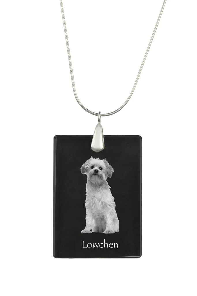 Art-Dog Collana Lowchen: Gioielleria Cinofila in Cristallo e Argento