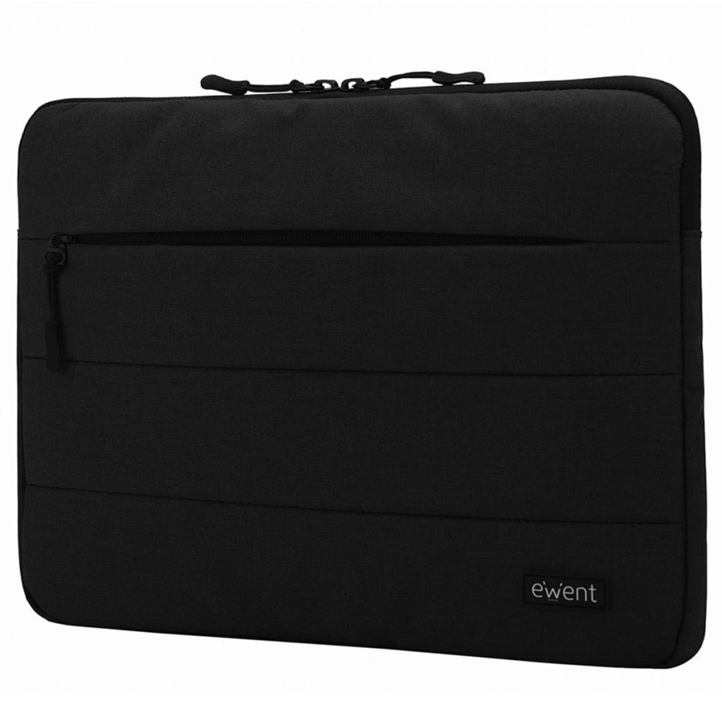 Ewent Notebookhülle mit 2 Taschen City Sleeve 13,3" 3 L Schwarz EW2520