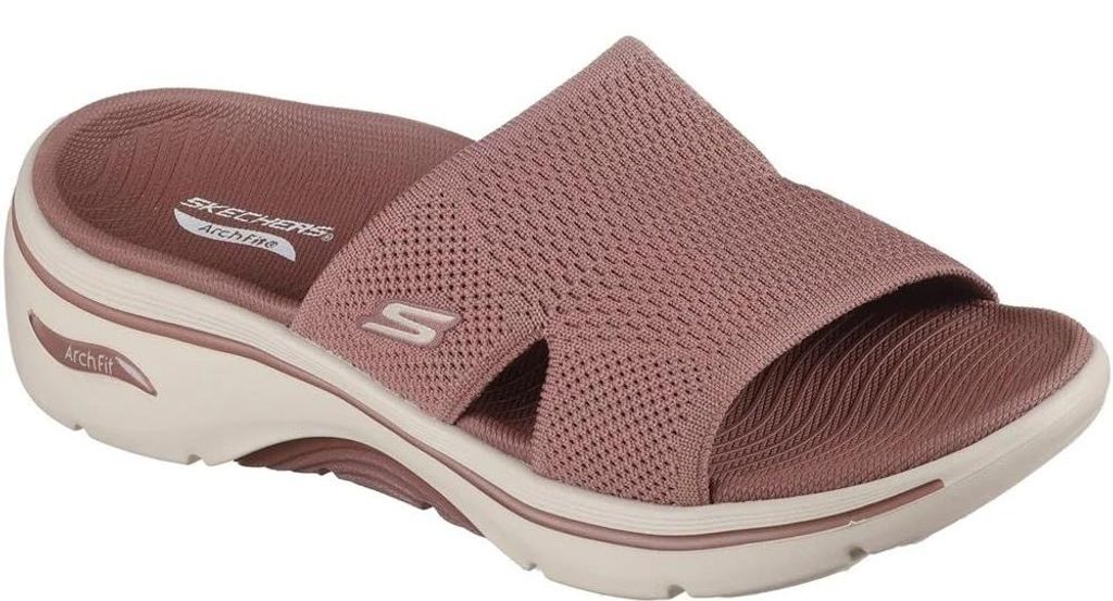Skechers Damen Go Walk Arch Fit 2.0 Sandal Dakota, Brown Produktbild 