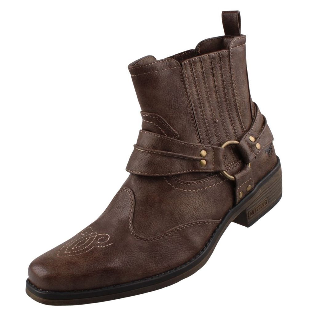 Bottes western Mustang pour homme, marron Image du produit 