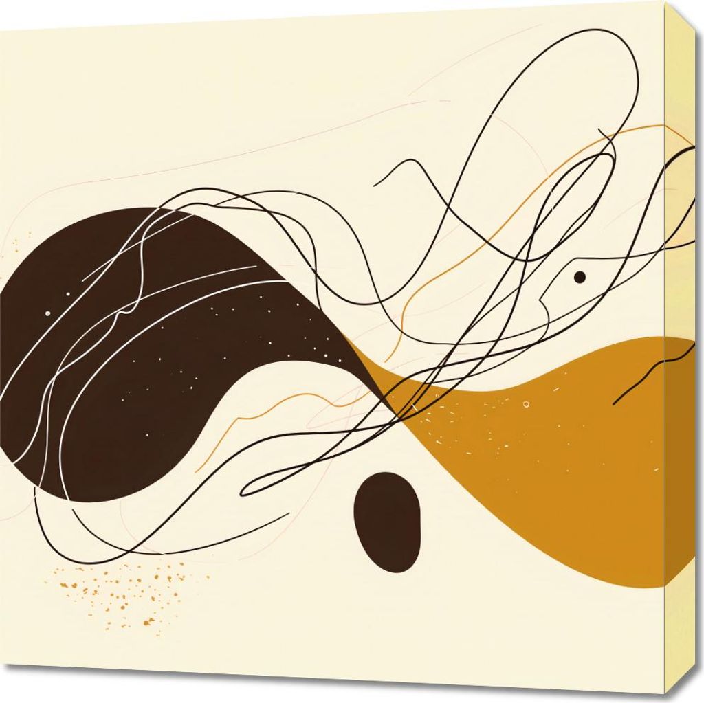 Bild 60x60cm Symphonie von Linien und Formen