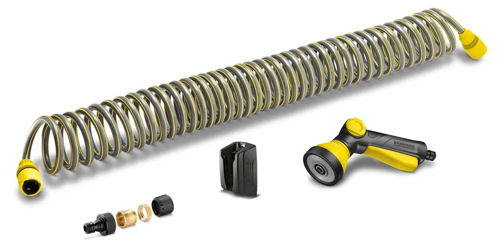 Kit tuyau d'arrosage extensible Kärcher avec pistolet multifonctions
