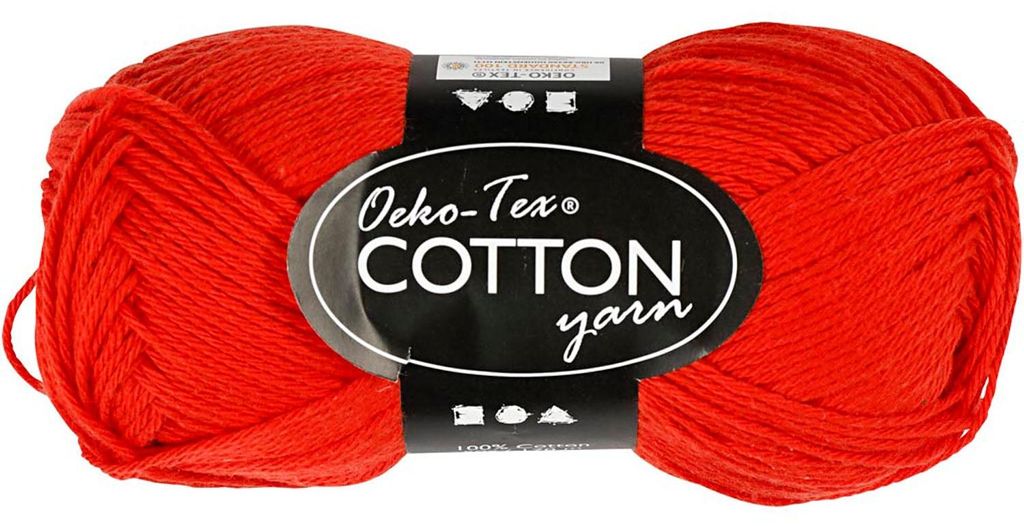 Creativ Company 431080, Leicht, Rot, Baumwolle, 170 m, 50 g, Normal wash (40°C)