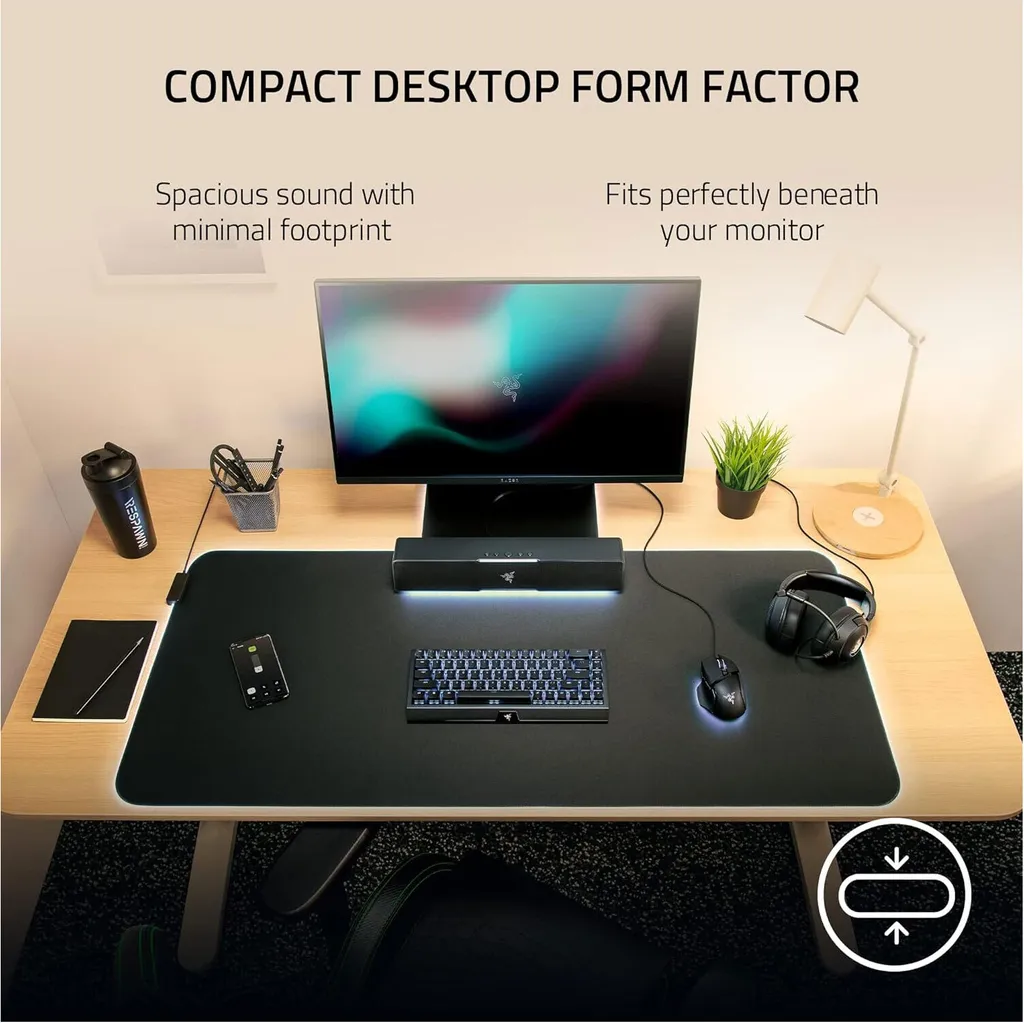 Razer Leviathan V2 X Libérez de l'espace avec cette Barre de Son USB-C - 14