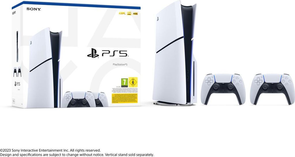 PlayStation 5 (Modellgruppe - Slim) + 2 Controller Produktbild 10