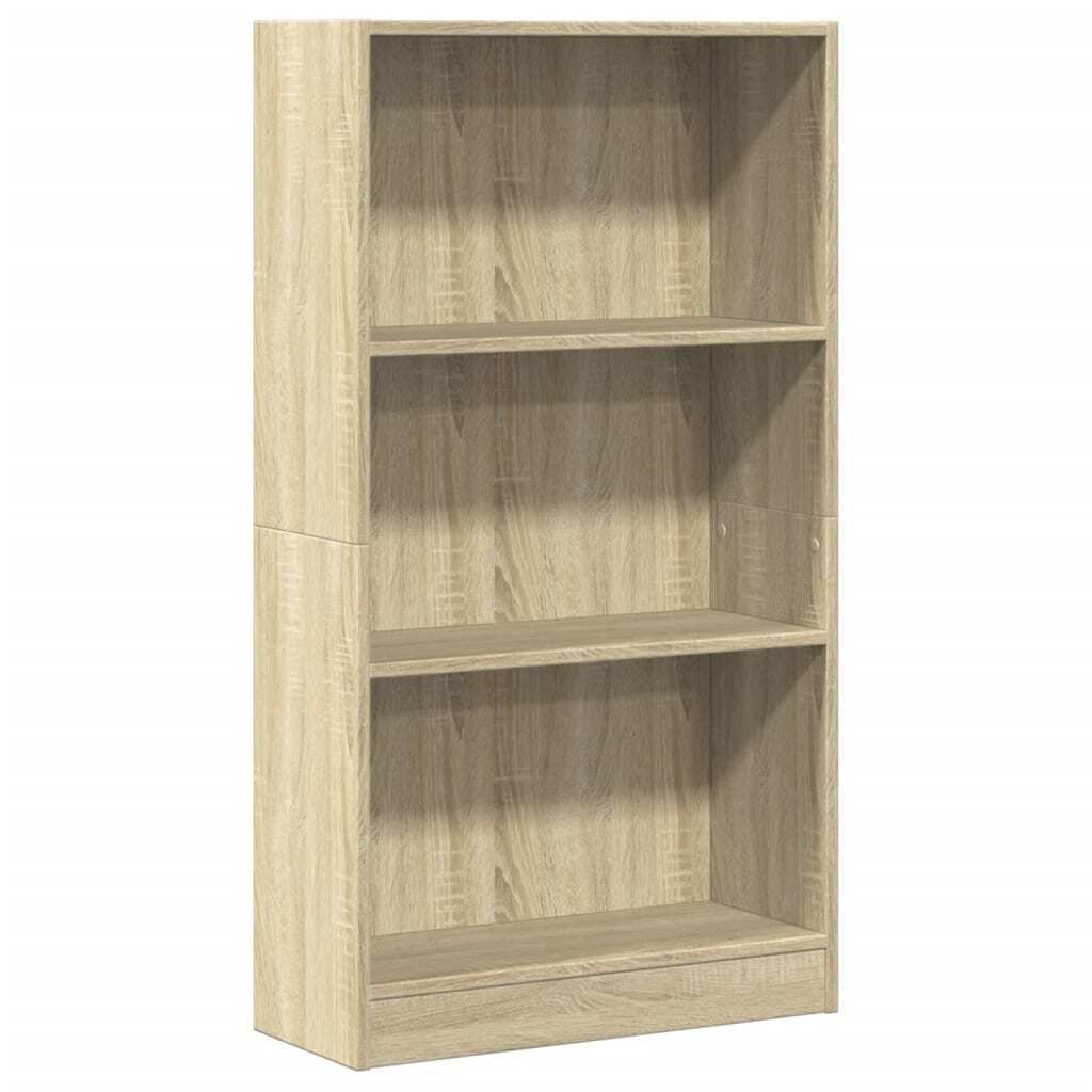 vidaXL Libreria rovere Sonoma 60x24x109 cm Materiale a base Immagine del prodotto 