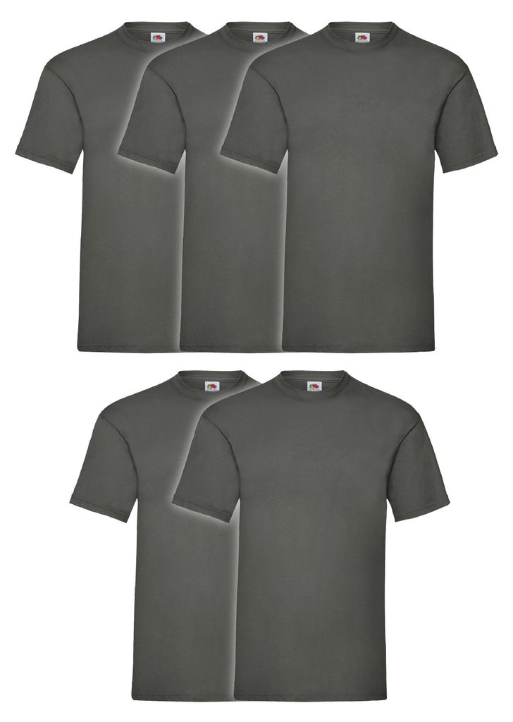 5er Pack Fruit of the Loom Valueweight T-Shirt + GRATIS Produktbild 